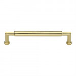 M Marcus Heritage Brass Bauhaus Round Design Cabinet Pull 203mm Centre to Centre